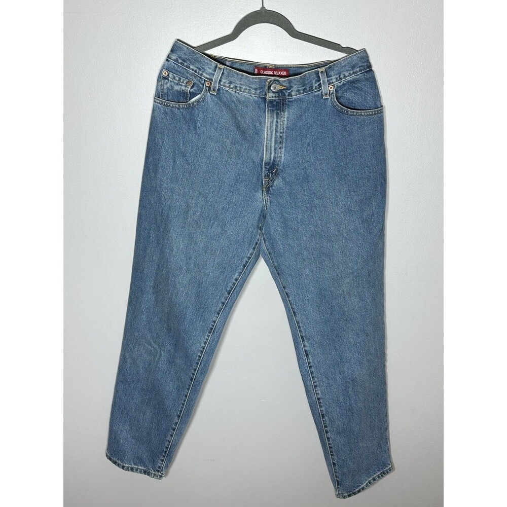 Vintage Levi's 550 Classic Relaxed Fit medium wash jeans 16 MIS M 100% Cotton